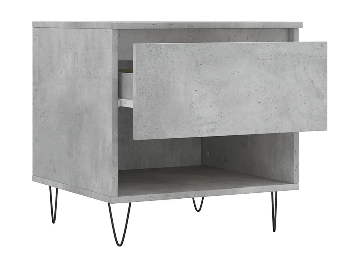 Couchtisch Beistelltisch Betongrau 50x46x50 cm Holzwerkstoff -MN25854