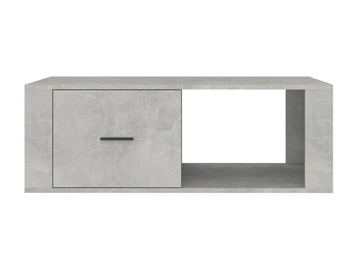 Couchtisch Beistelltisch Betongrau 100x50,5x35 cm Holzwerkstoff -MN86082