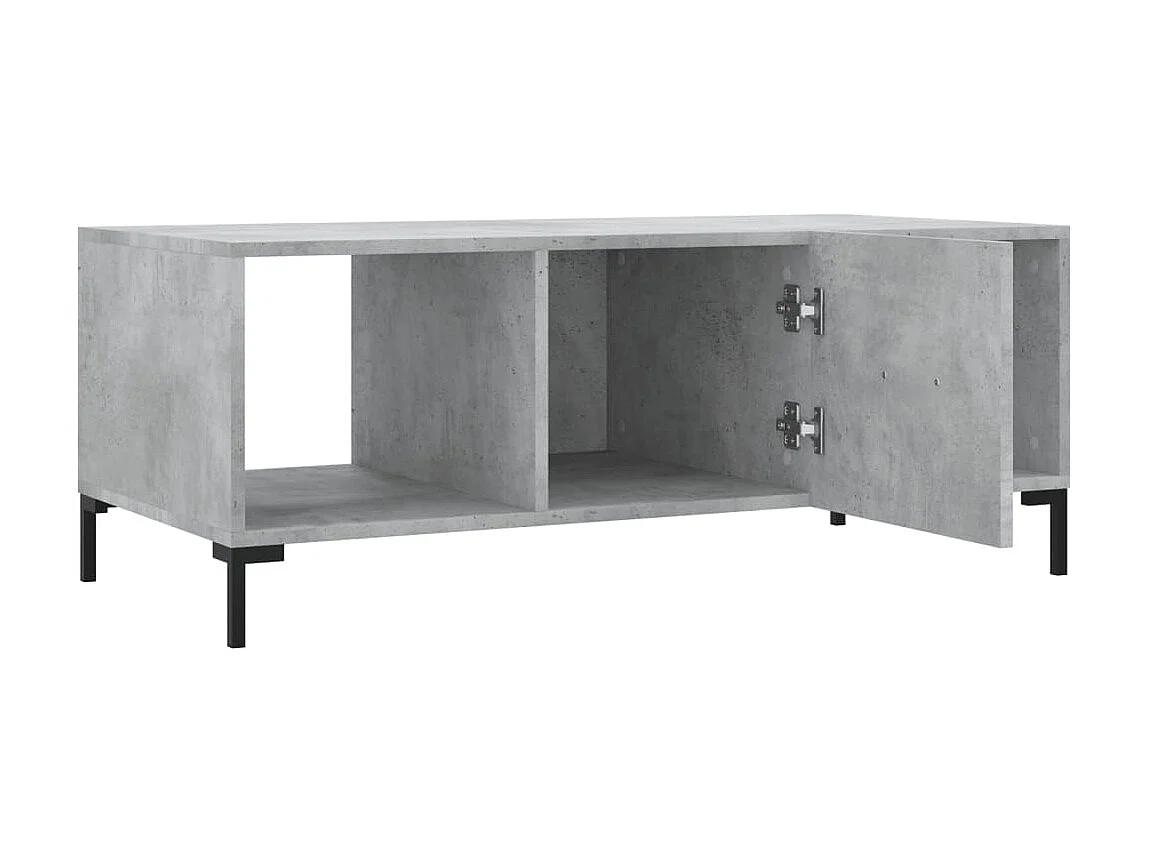 Couchtisch Beistelltisch Betongrau 102x50x40 cm Holzwerkstoff -MN74076