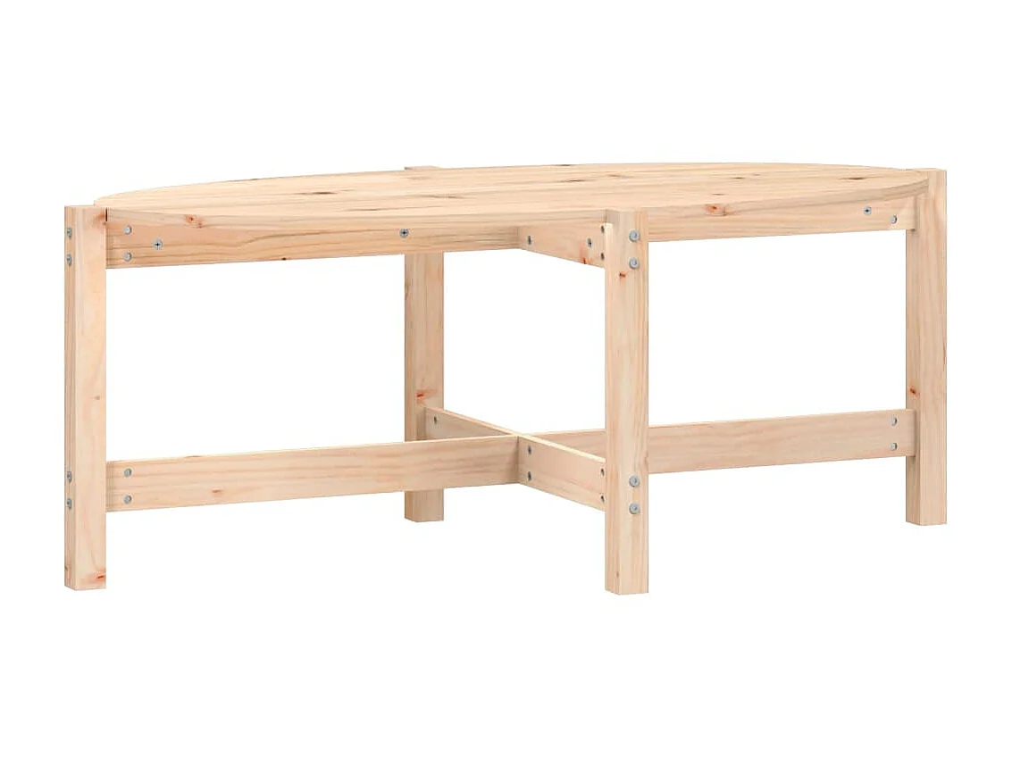 Couchtisch Beistelltisch 118x63x45 cm Massivholz Kiefer -MN30868