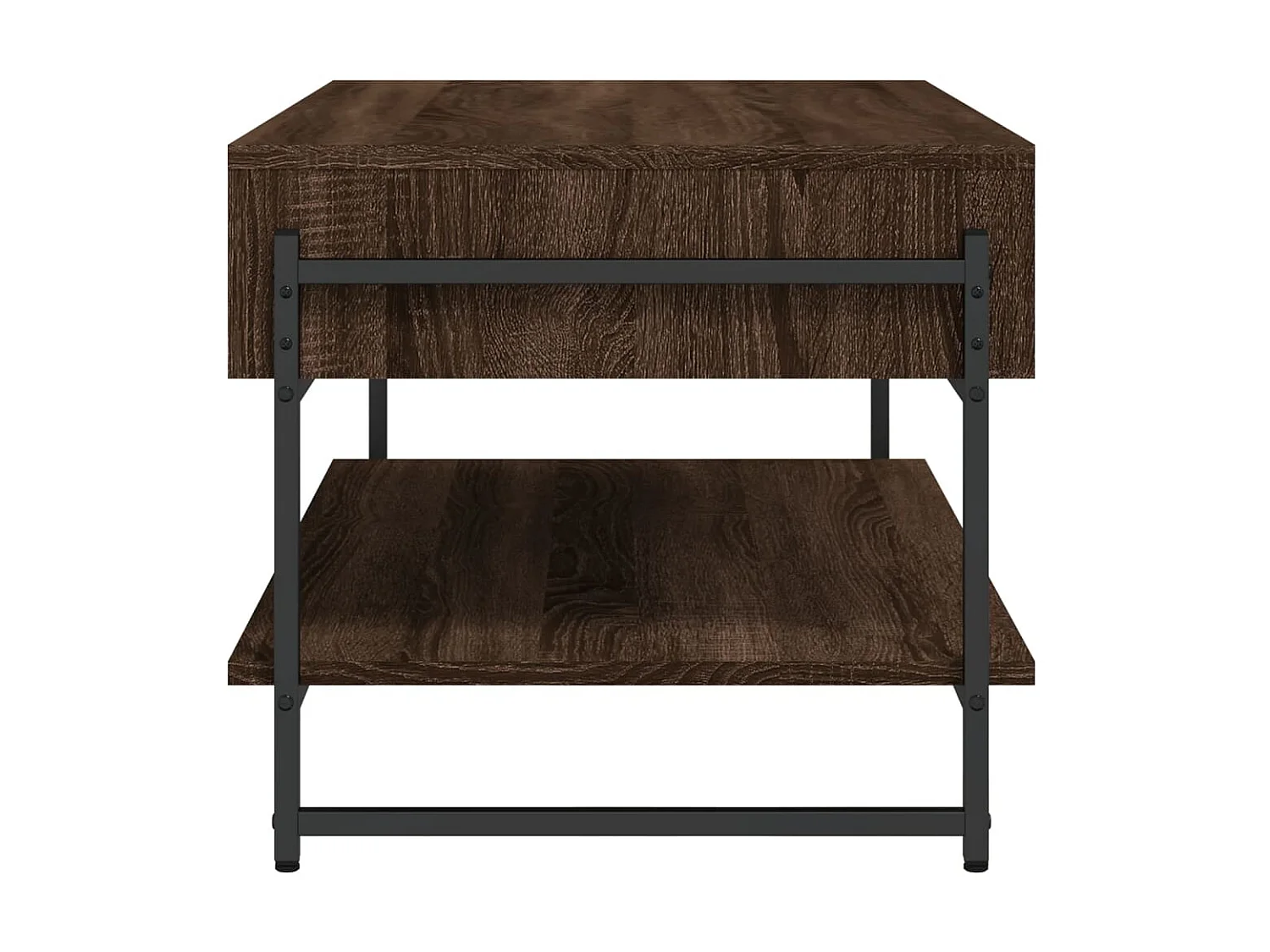 Couchtisch Braun Beistelltisch Eichen-Optik 90x50x45 cm Holzwerkstoff -MN16631