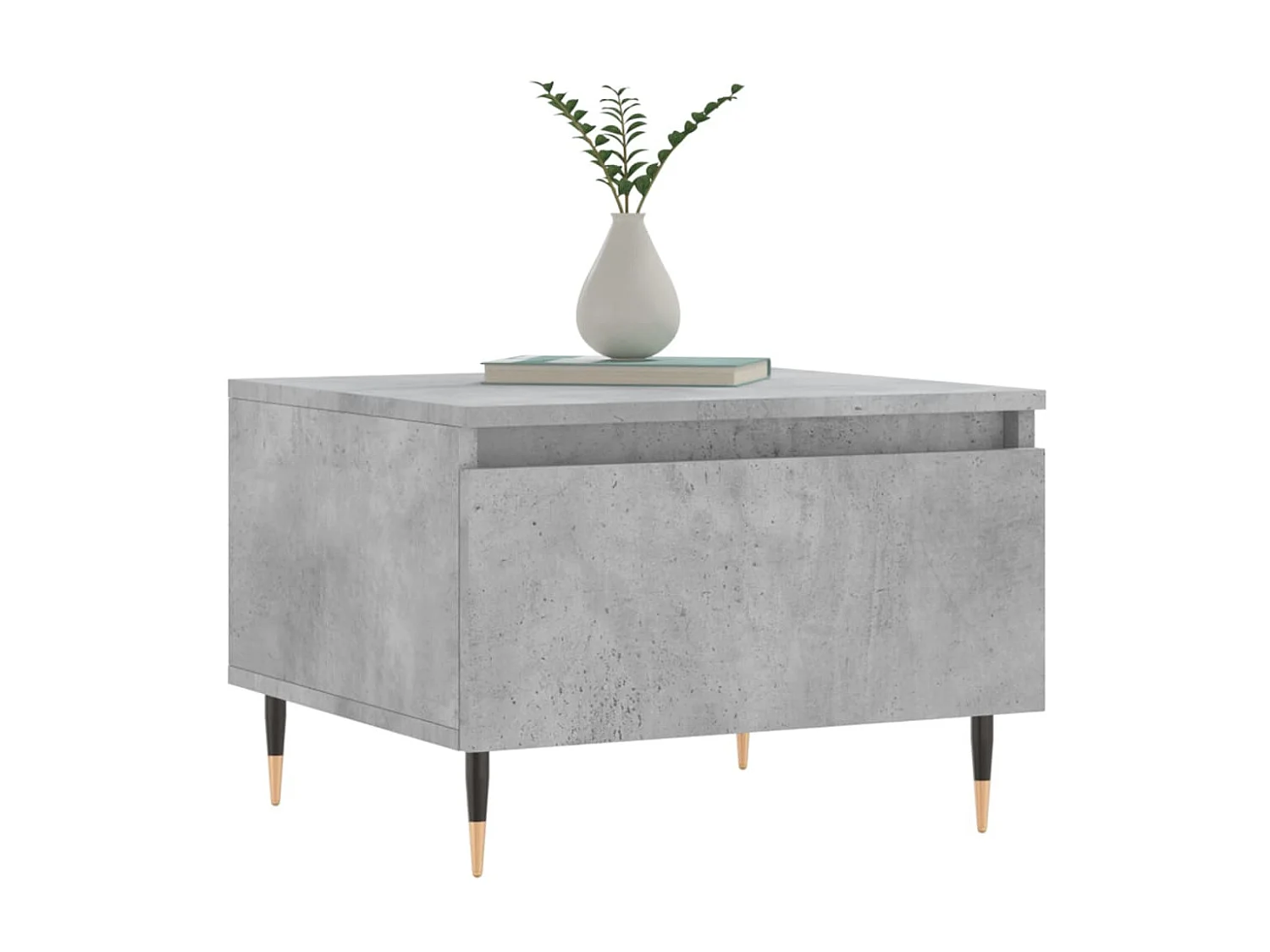 2er-Set Couchtische Beistelltisch Betongrau 50x46x35 cm Holzwerkstoff -MN61381