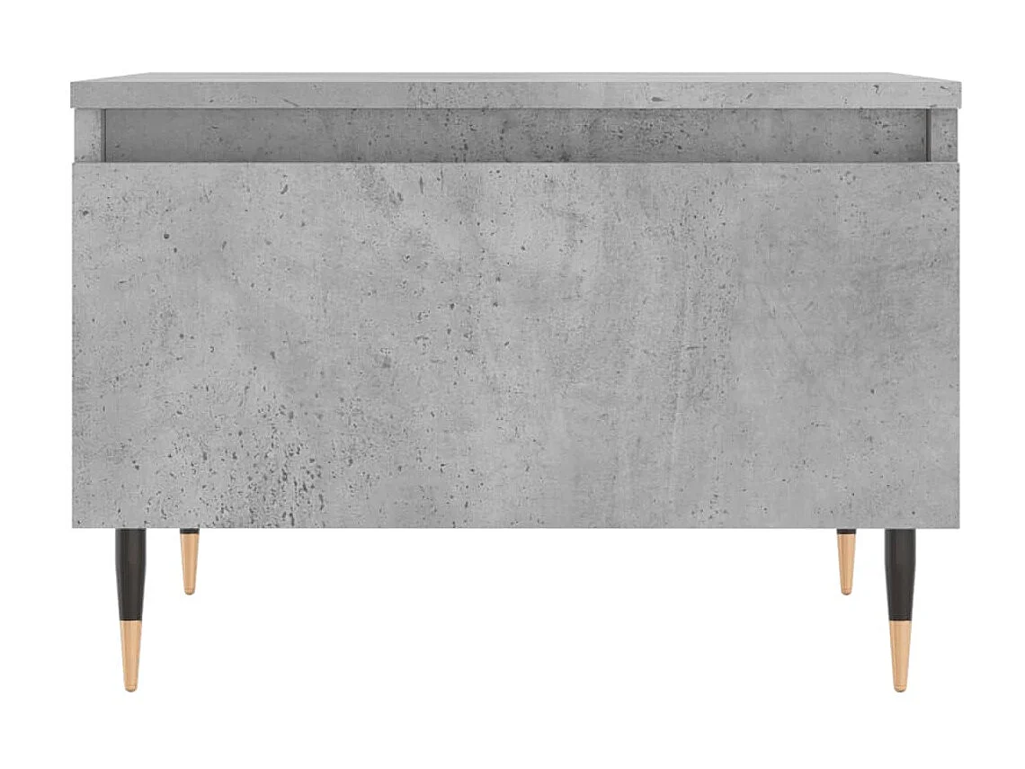 2er-Set Couchtische Beistelltisch Betongrau 50x46x35 cm Holzwerkstoff -MN61381