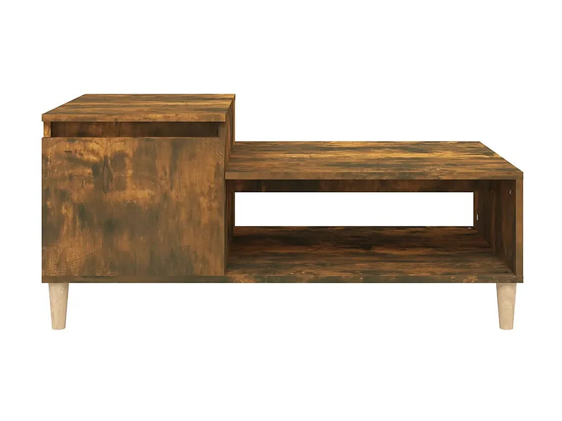 Couchtisch Beistelltisch Räuchereiche 100x50x45 cm Holzwerkstoff -MN40852