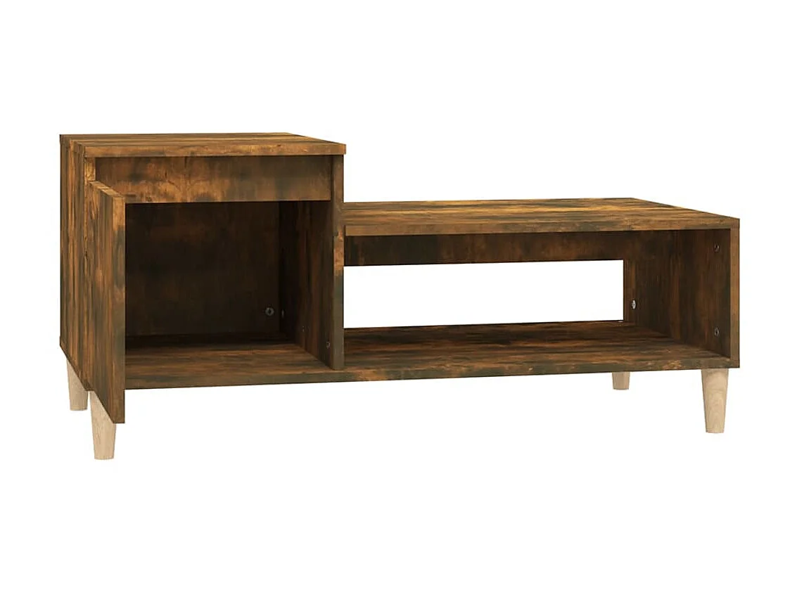 Couchtisch Beistelltisch Räuchereiche 100x50x45 cm Holzwerkstoff -MN40852