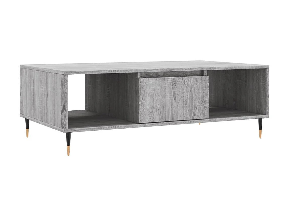 Couchtisch Beistelltisch Grau Sonoma 104x60x35 cm Holzwerkstoff -MN75543