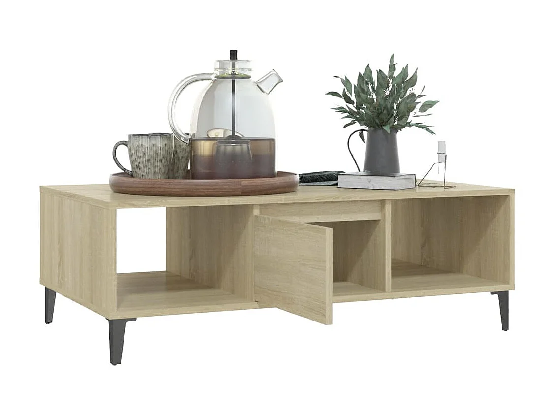 Couchtisch Beistelltisch Sonoma-Eiche 103,5x60x35 cm Holzwerkstoff -MN91819