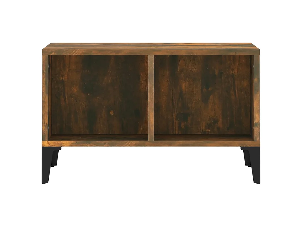 Couchtisch Beistelltisch Räuchereiche 60x50x36,5 cm Holzwerkstoff -MN95462