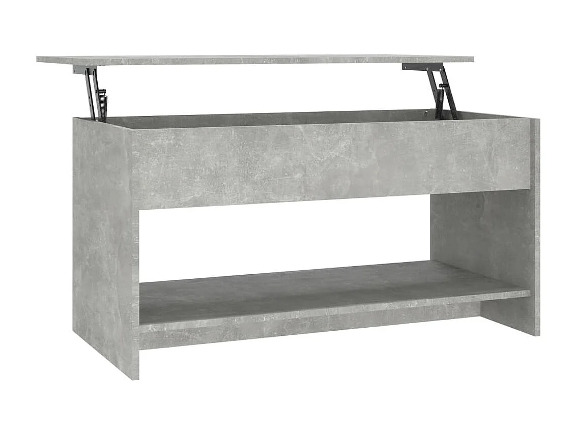 Couchtisch Beistelltisch Betongrau 102x50x52,5 cm Holzwerkstoff -MN81236