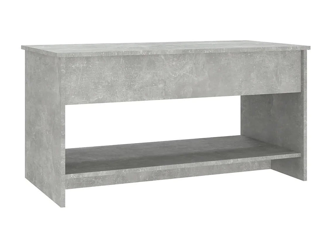 Couchtisch Beistelltisch Betongrau 102x50x52,5 cm Holzwerkstoff -MN81236
