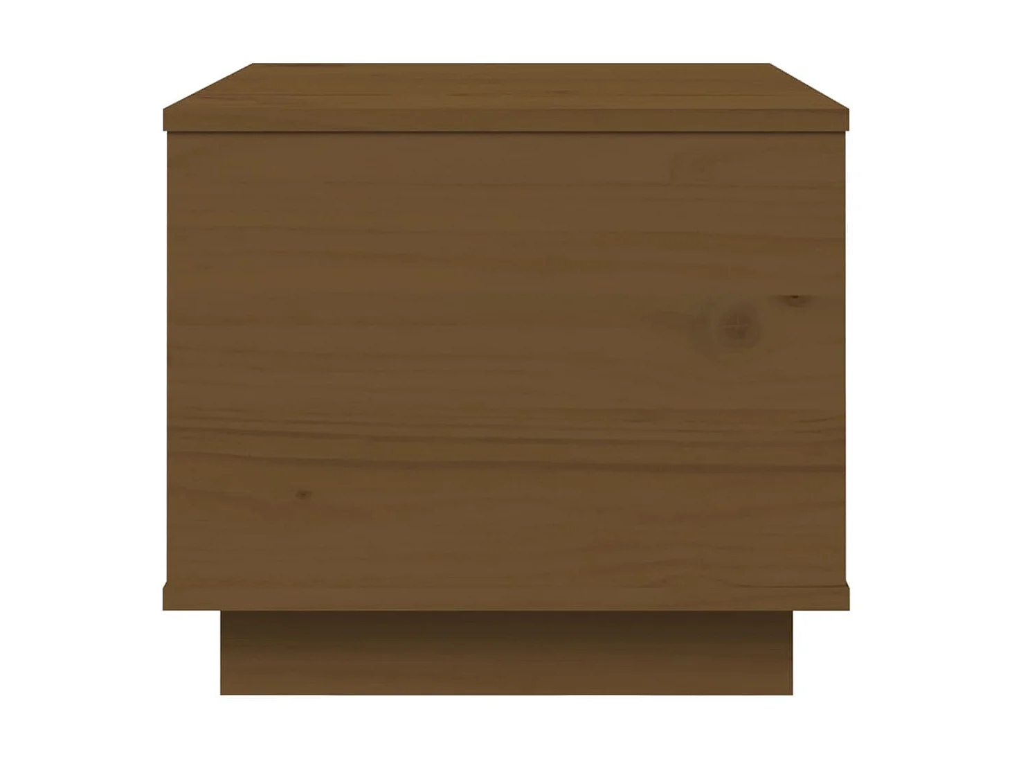 Couchtisch Beistelltisch Honigbraun 40x50x35 cm Massivholz Kiefer -MN18081