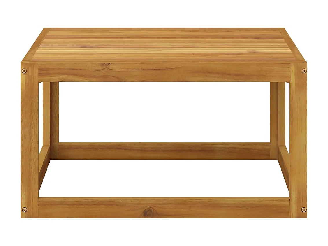 Couchtisch Beistelltisch 68x68x29 cm Massivholz Akazie -MN94902