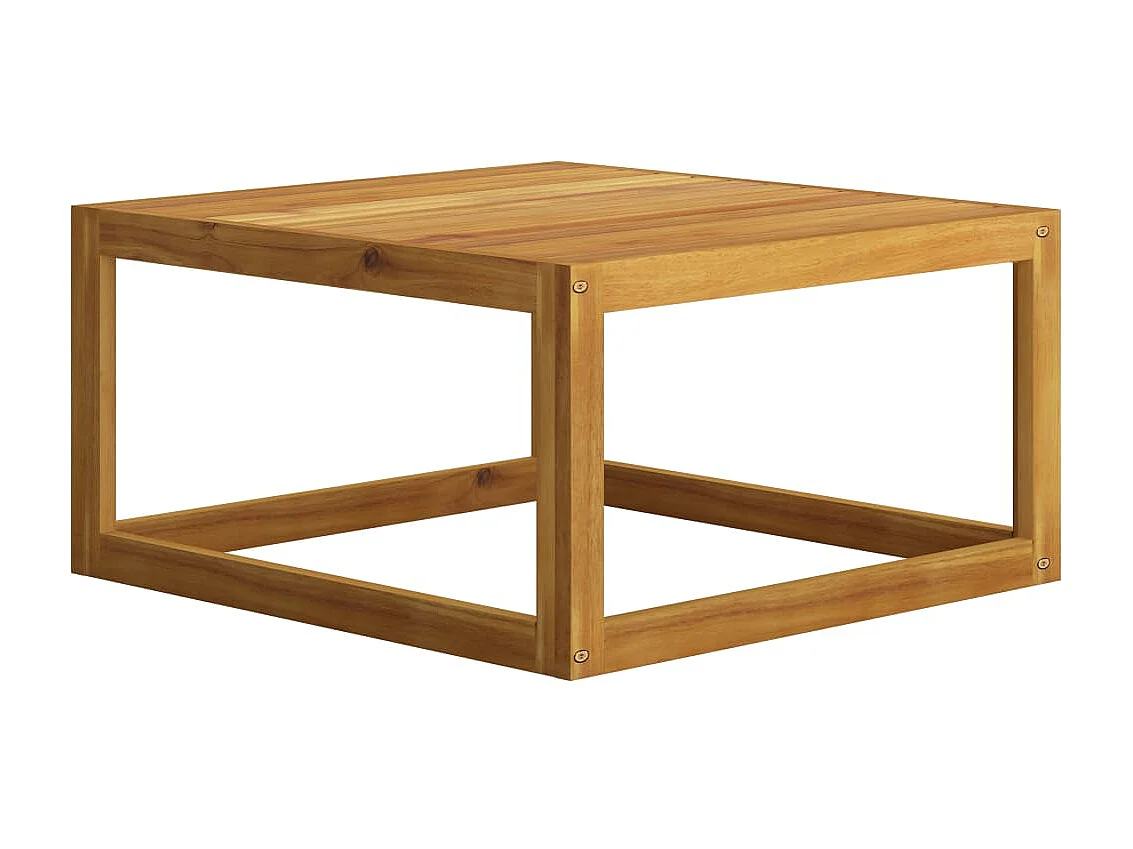 Couchtisch Beistelltisch 68x68x29 cm Massivholz Akazie -MN94902