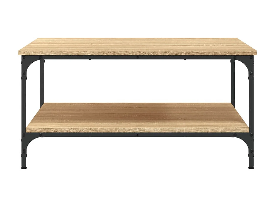 Couchtisch Beistelltisch Sonoma-Eiche 80x80x40 cm Holzwerkstoff -MN10899