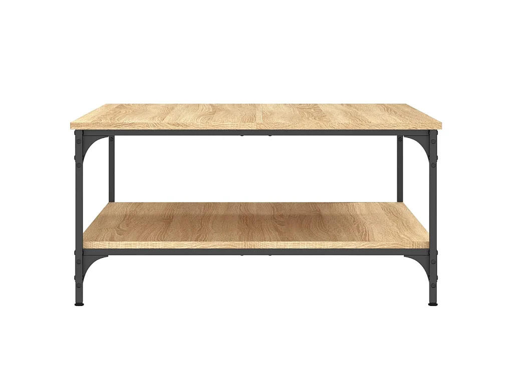 Couchtisch Beistelltisch Sonoma-Eiche 80x80x40 cm Holzwerkstoff -MN10899