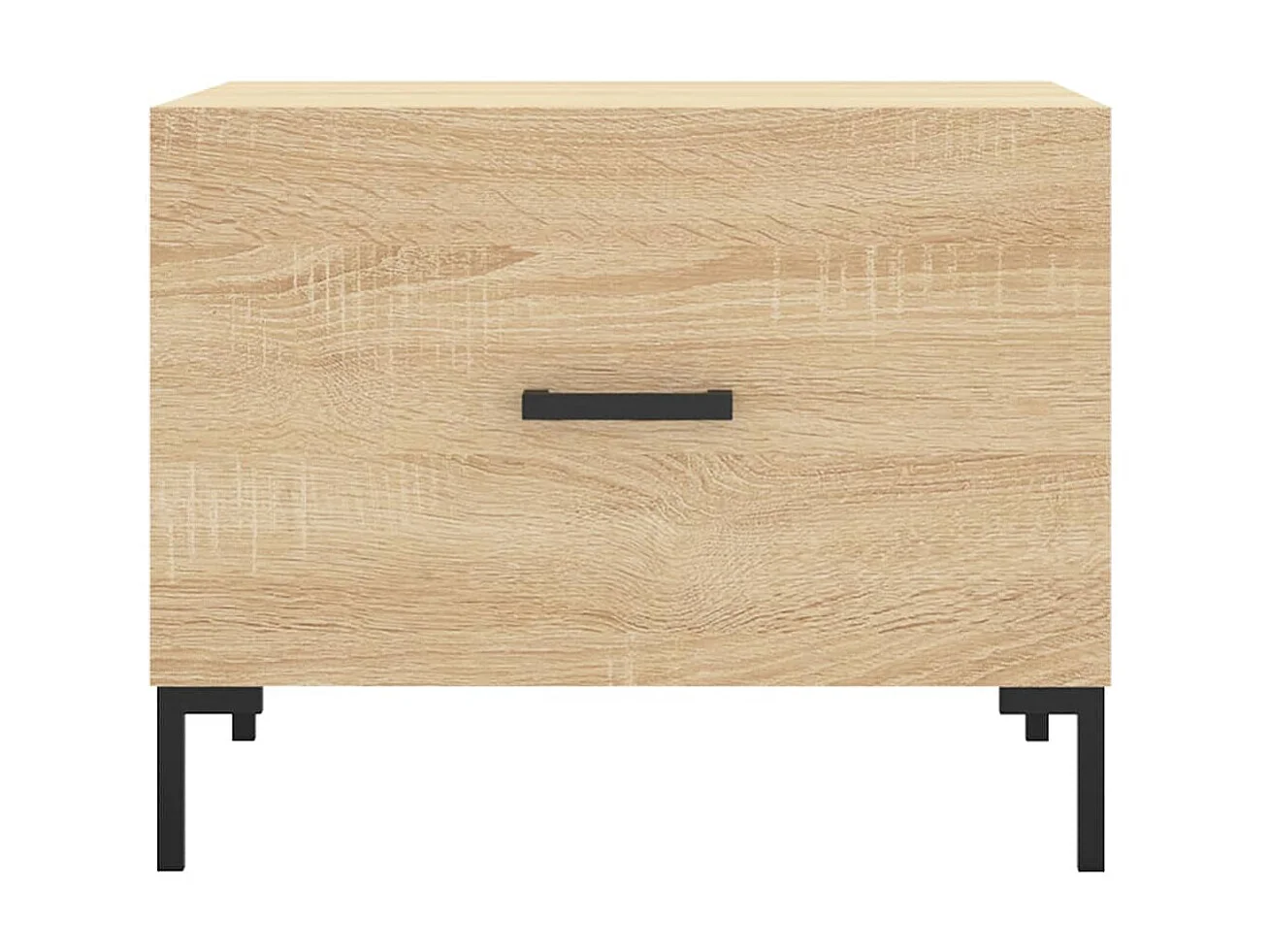 2er-Set Couchtische Beistelltisch Sonoma-Eiche 50x50x40 cm Holzwerkstoff -MN82313