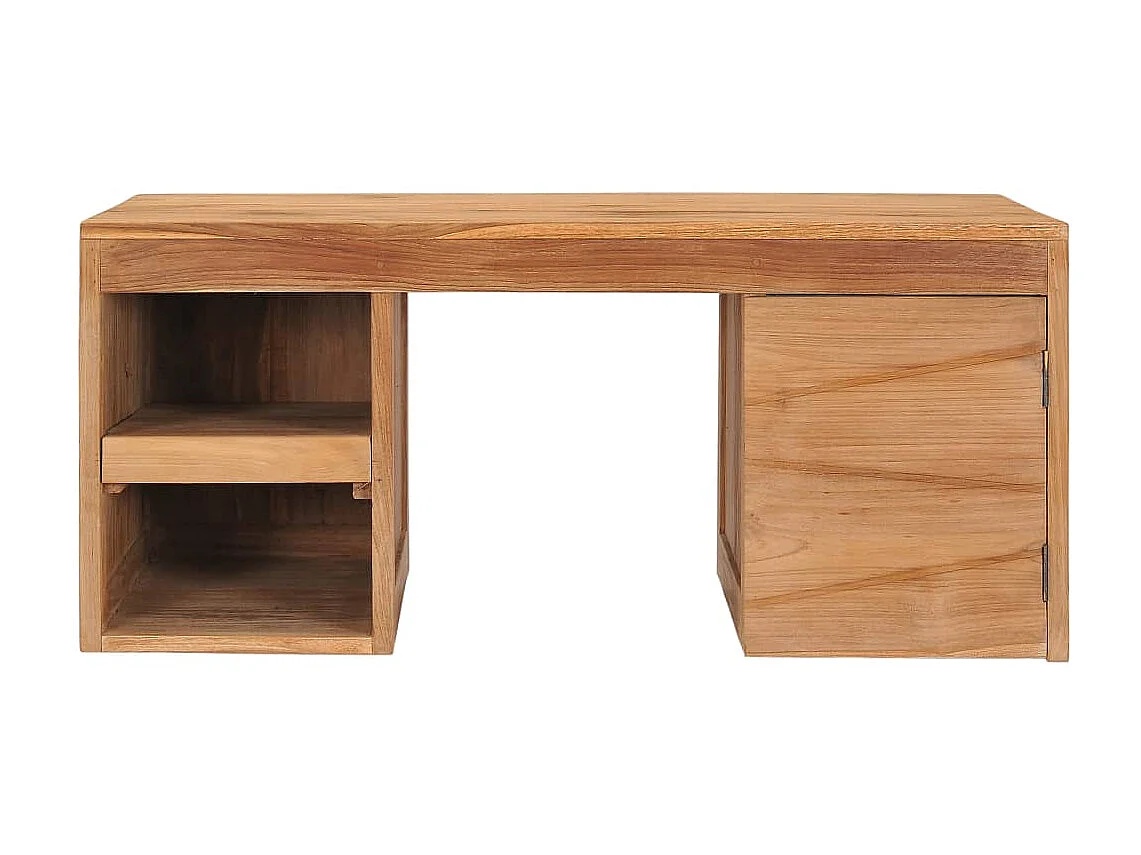 Couchtisch Beistelltisch 90×50×40 cm Massivholz Teak -MN31016