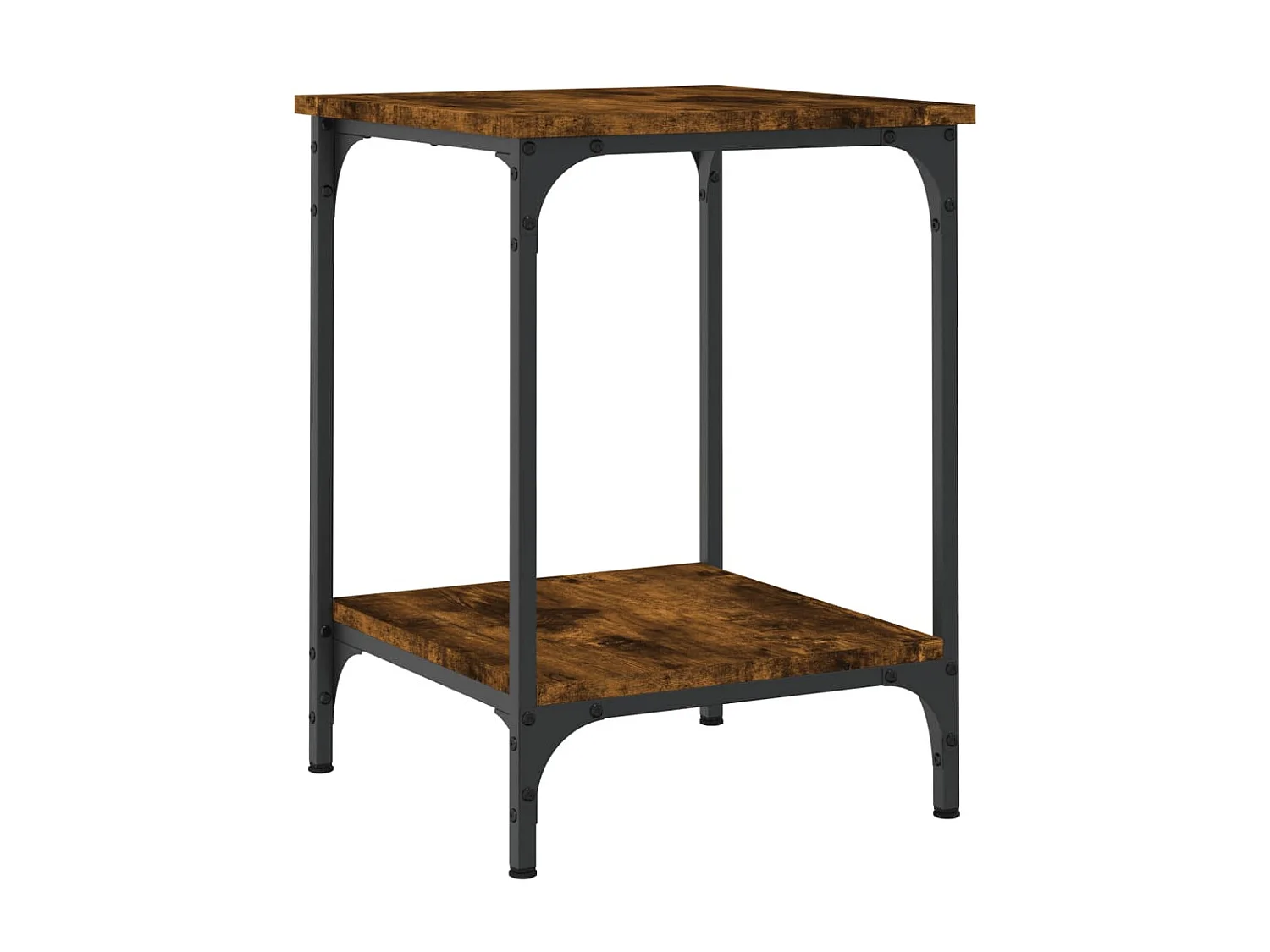 Couchtisch Beistelltisch Räuchereiche 40x40x55 cm Holzwerkstoff -MN97945