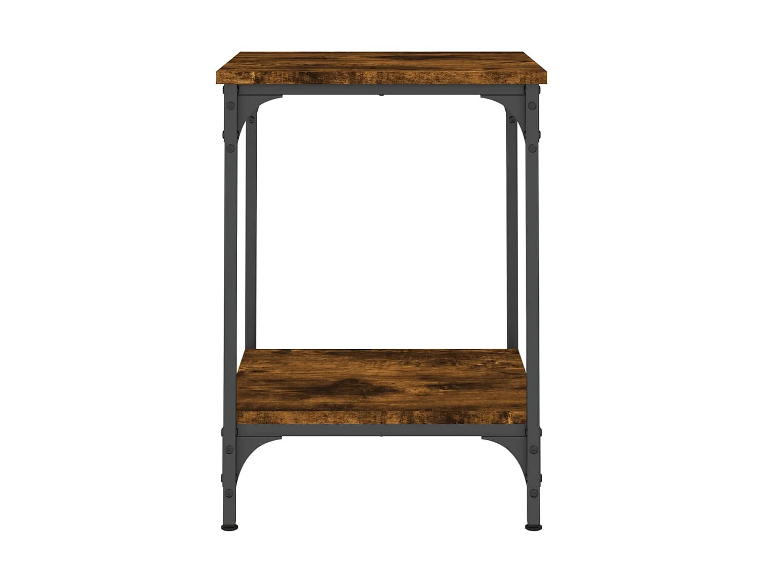 Couchtisch Beistelltisch Räuchereiche 40x40x55 cm Holzwerkstoff -MN97945