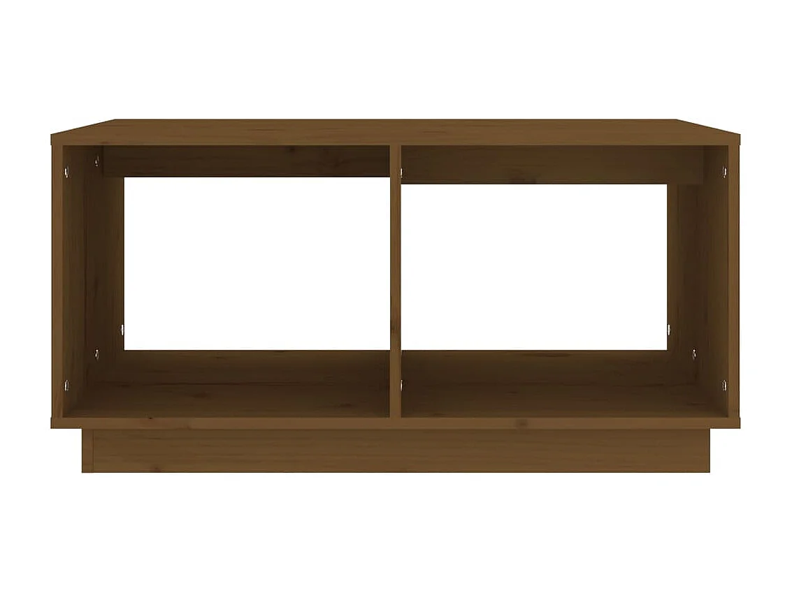 Couchtisch Beistelltisch Honigbraun 80x50x40 cm Massivholz Kiefer -MN73368
