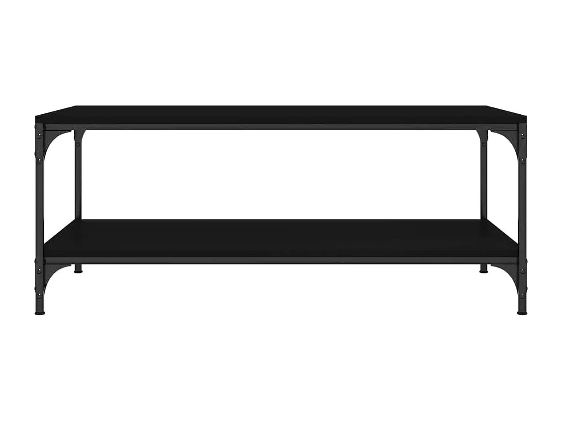 Couchtisch Beistelltisch Schwarz 80x50x40 cm Holzwerkstoff -MN78678