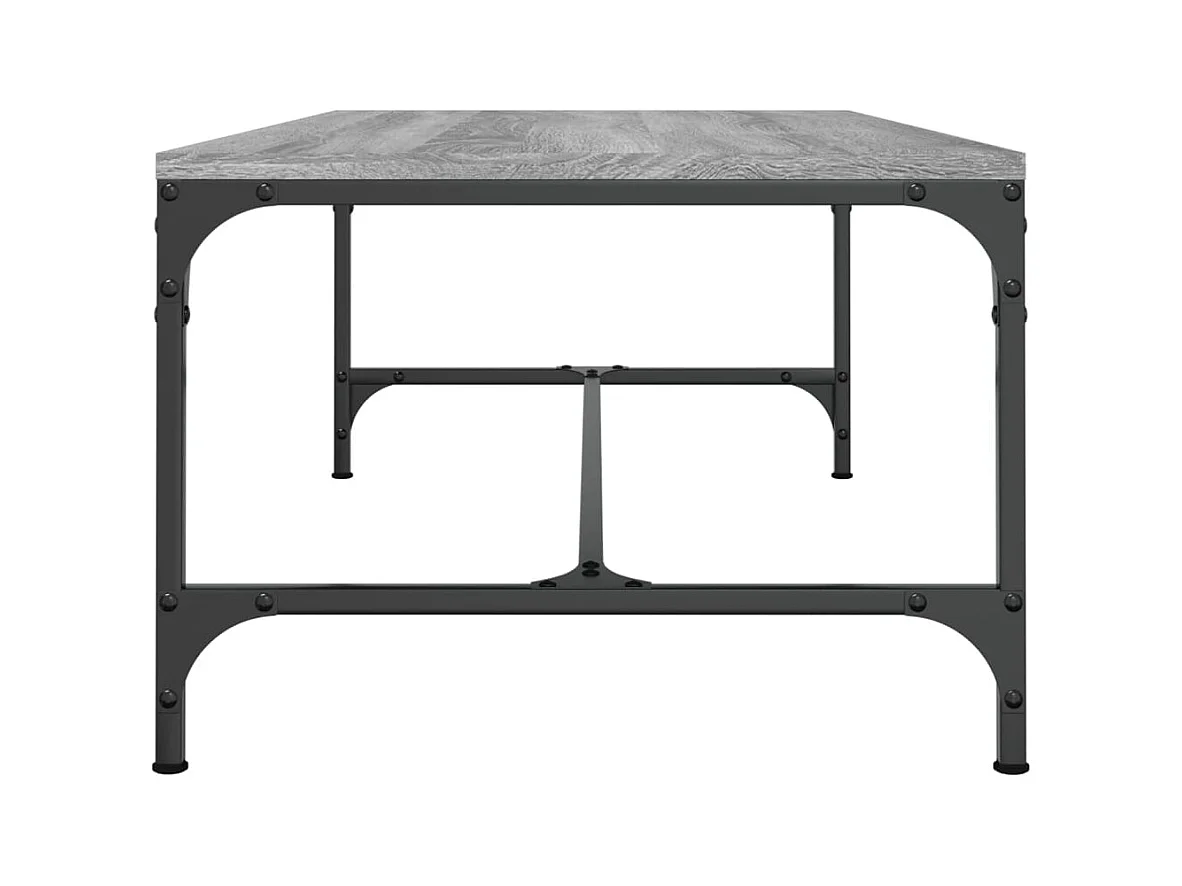 Couchtisch Beistelltisch Grau Sonoma 100x50x35 cm Holzwerkstoff -MN74589