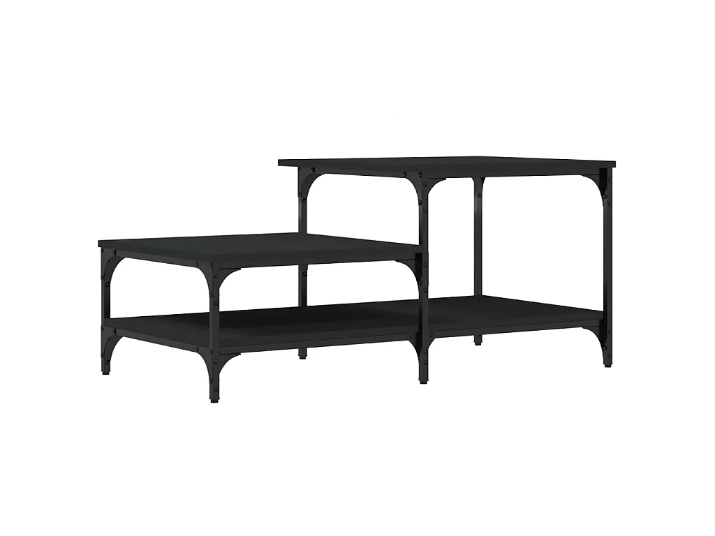 Couchtisch Beistelltisch Schwarz 100x50,5x45 cm Holzwerkstoff -MN54323