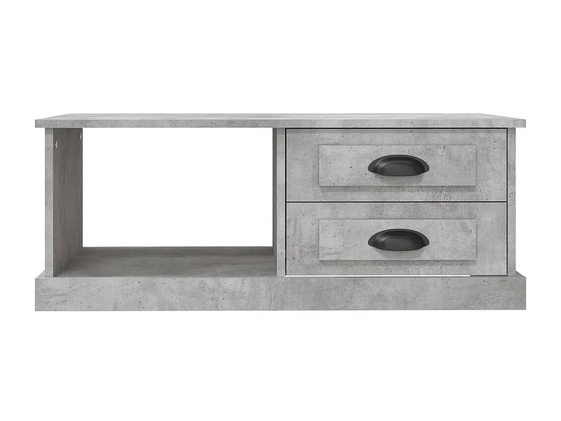Couchtisch Beistelltisch Betongrau 90x50x35 cm Holzwerkstoff -MN82982
