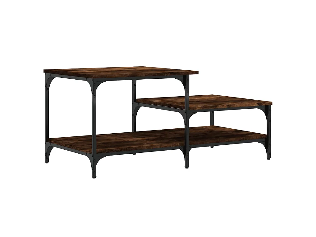 Couchtisch Beistelltisch Räuchereiche 100x50,5x45 cm Holzwerkstoff -MN36967