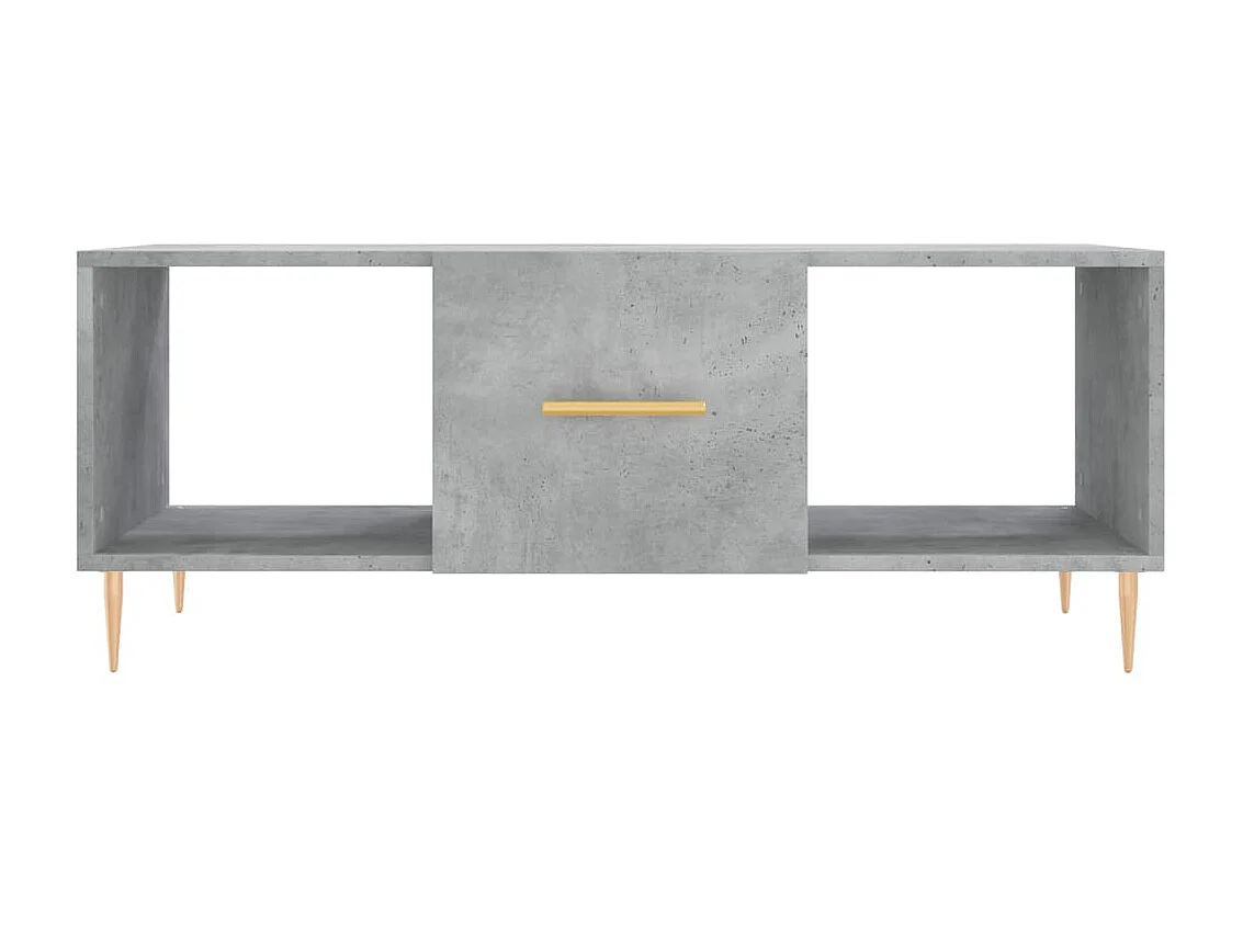 Couchtisch Beistelltisch Betongrau 102x50x40 cm Holzwerkstoff -MN45037