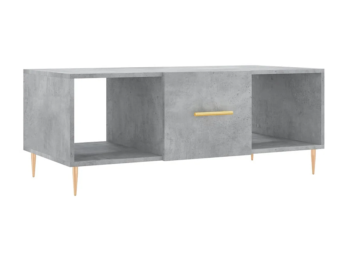 Couchtisch Beistelltisch Betongrau 102x50x40 cm Holzwerkstoff -MN45037