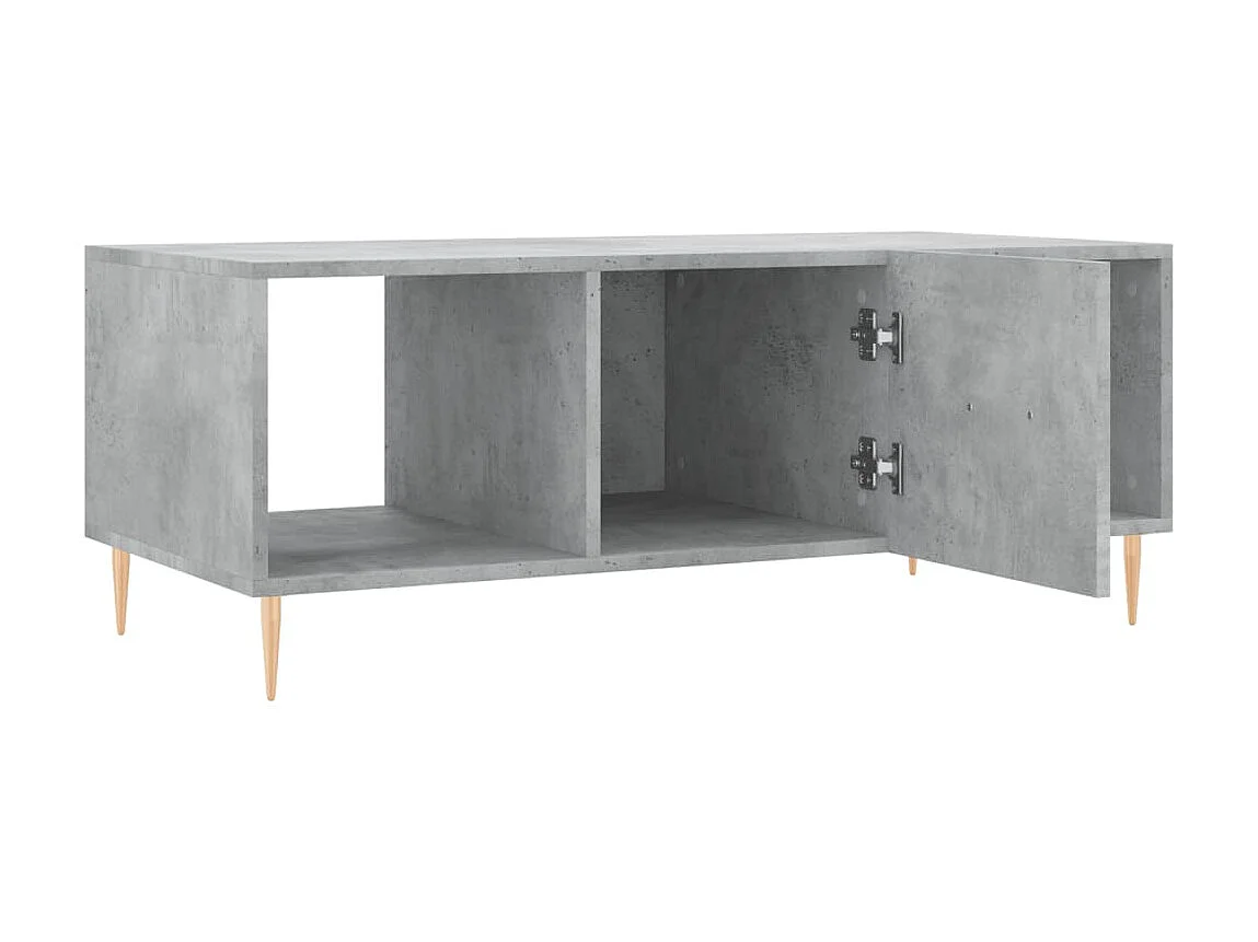 Couchtisch Beistelltisch Betongrau 102x50x40 cm Holzwerkstoff -MN45037