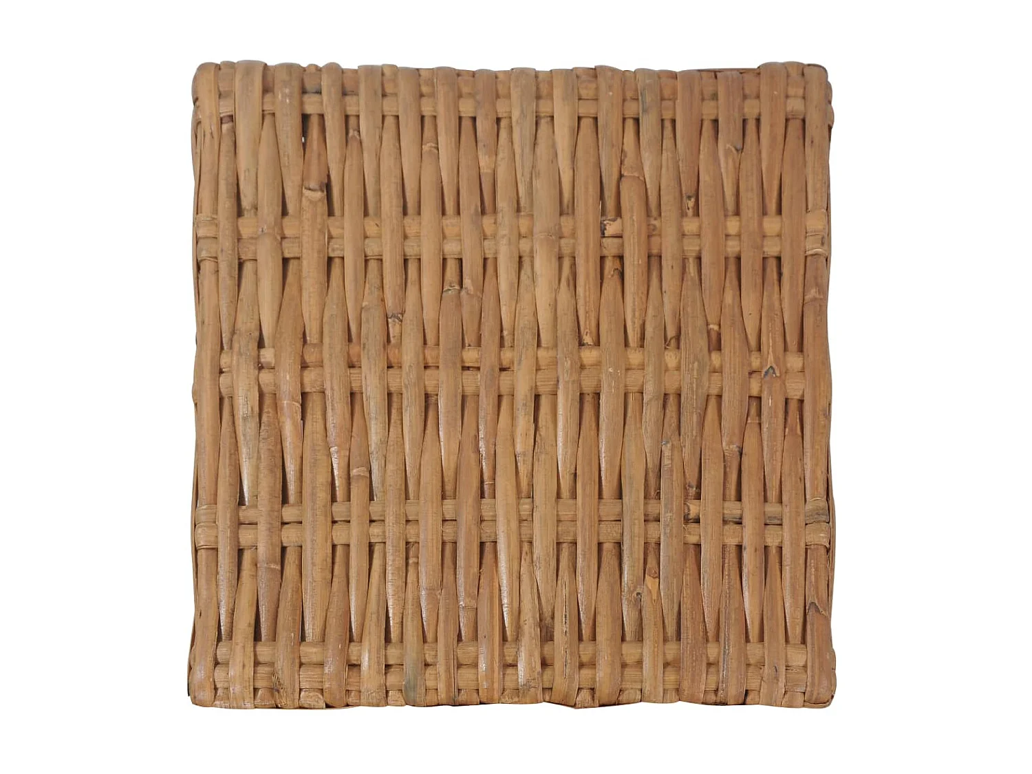 Couchtisch Beistelltisch 47×47×28 cm Natur Rattan -MN28620