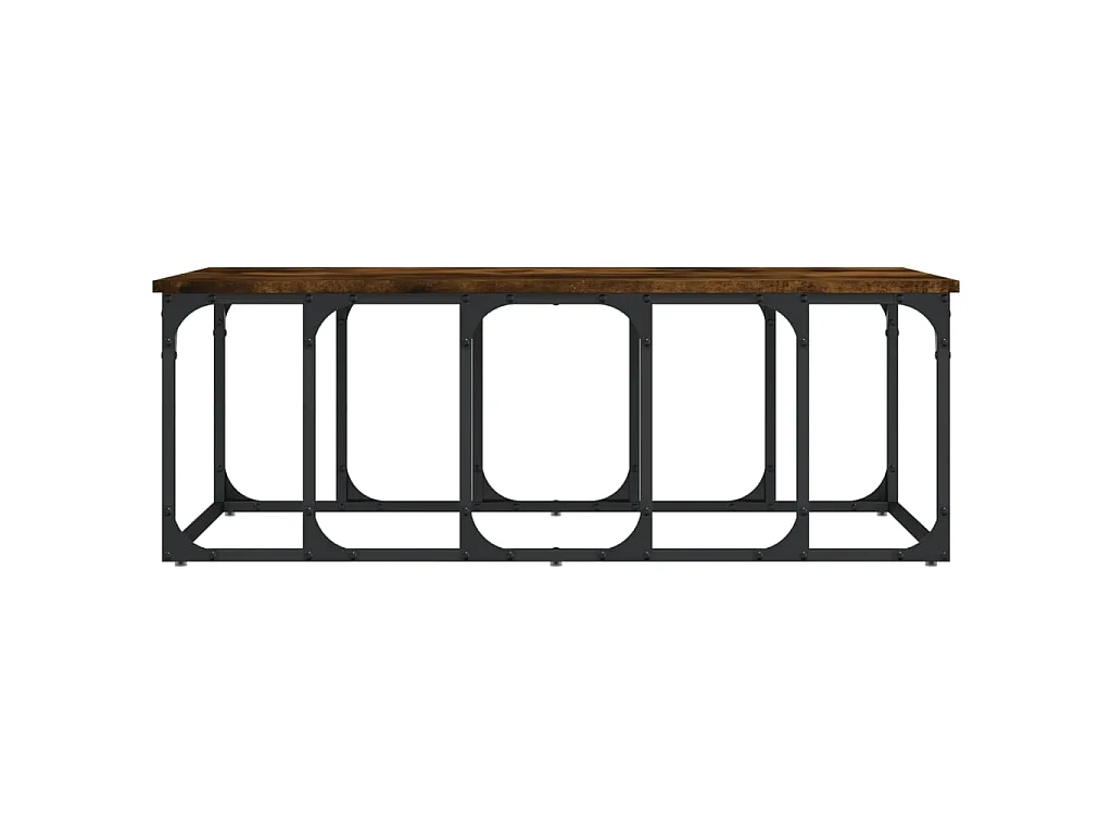 Couchtisch Beistelltisch Räuchereiche 100x50x35,5 cm Holzwerkstoff -MN30741