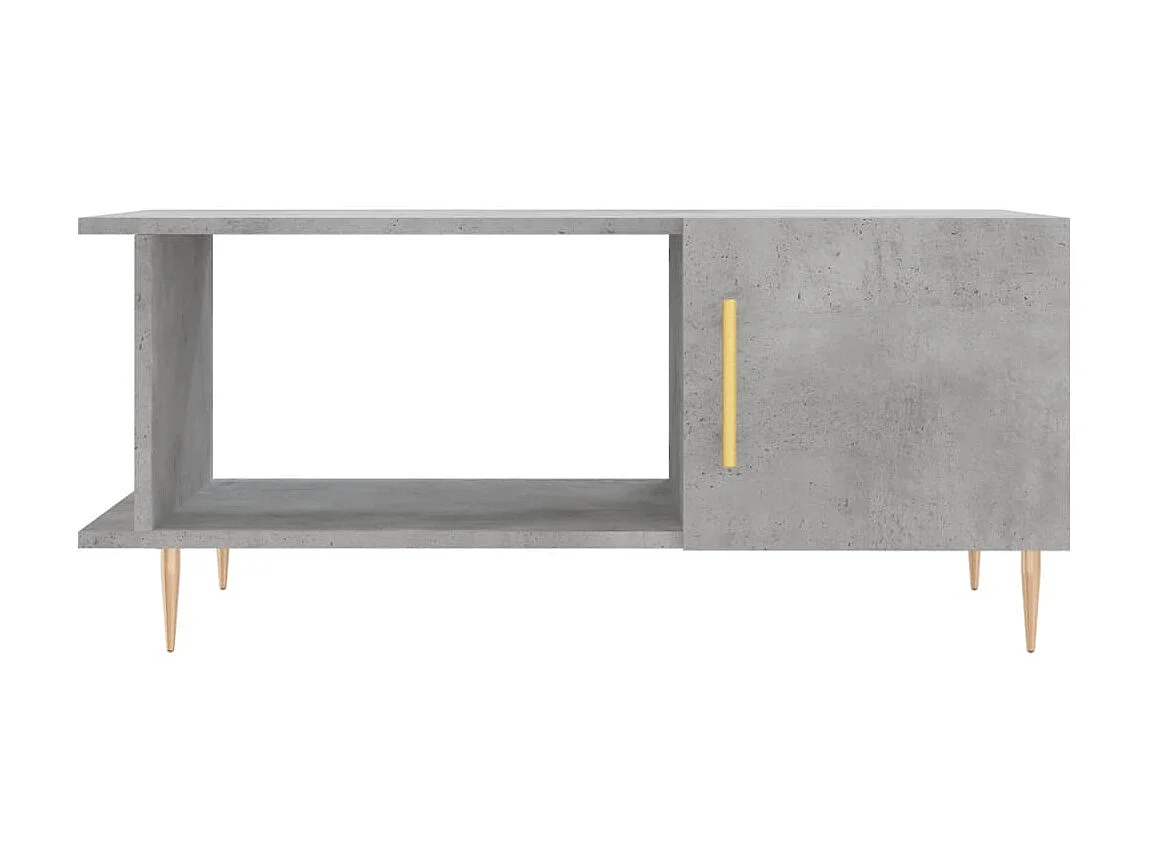 Couchtisch Beistelltisch Betongrau 90x50x40 cm Holzwerkstoff -MN99508