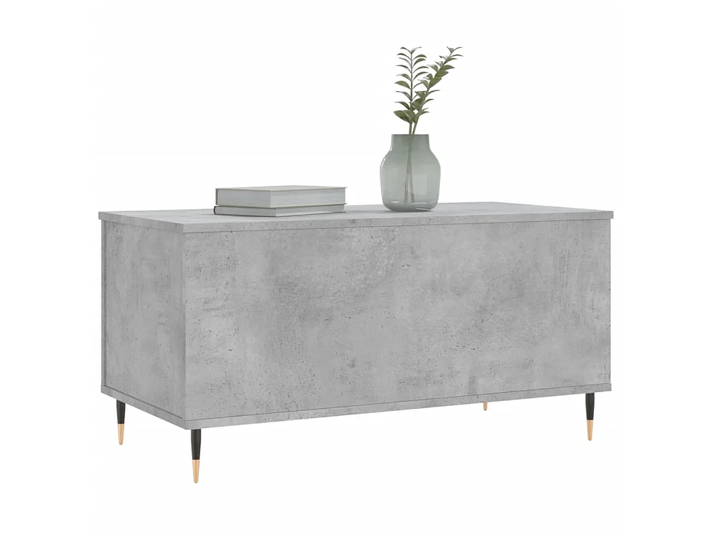 Couchtisch Beistelltisch Betongrau 90x44,5x45 cm Holzwerkstoff -MN35827