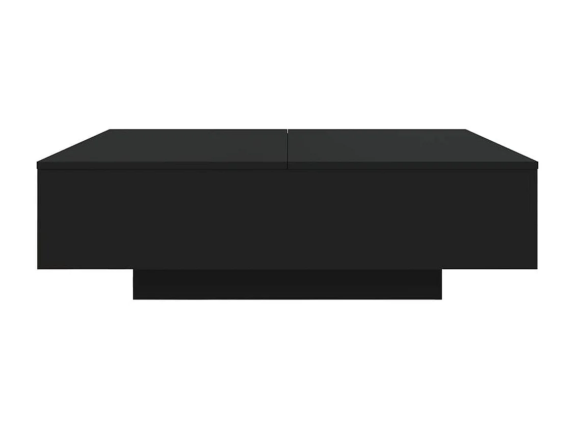 Couchtisch Beistelltisch Schwarz 100x100x31 cm Holzwerkstoff -MN73377