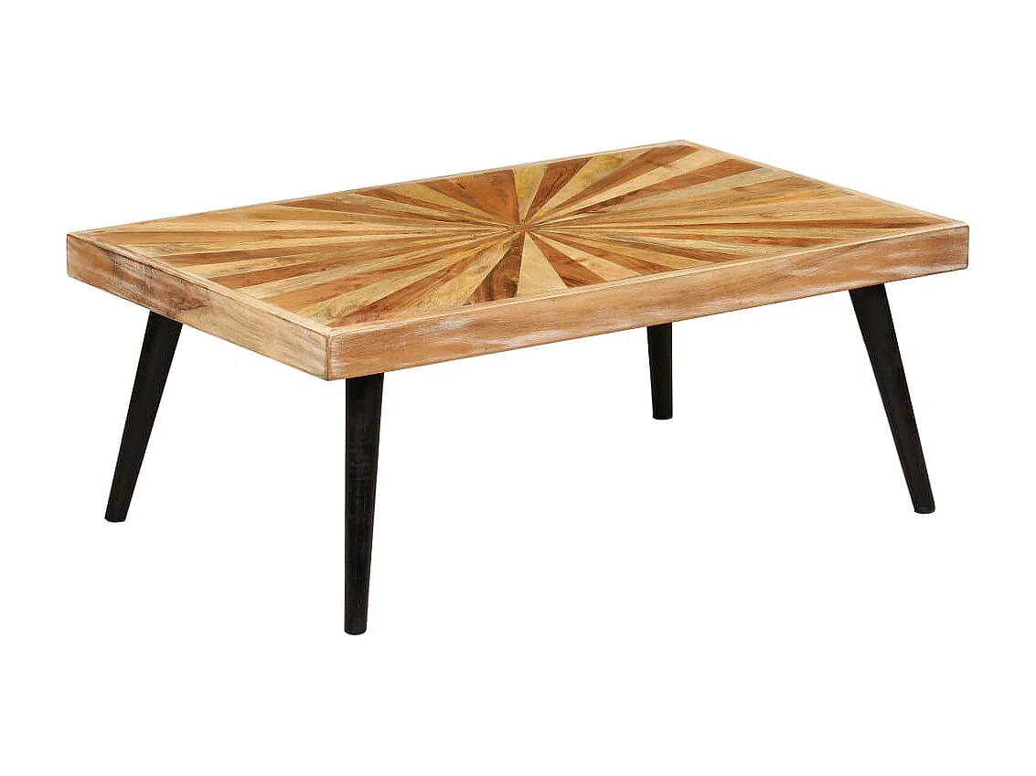Couchtisch Beistelltisch Massivholz Mango 90x55x36 cm -MN26227