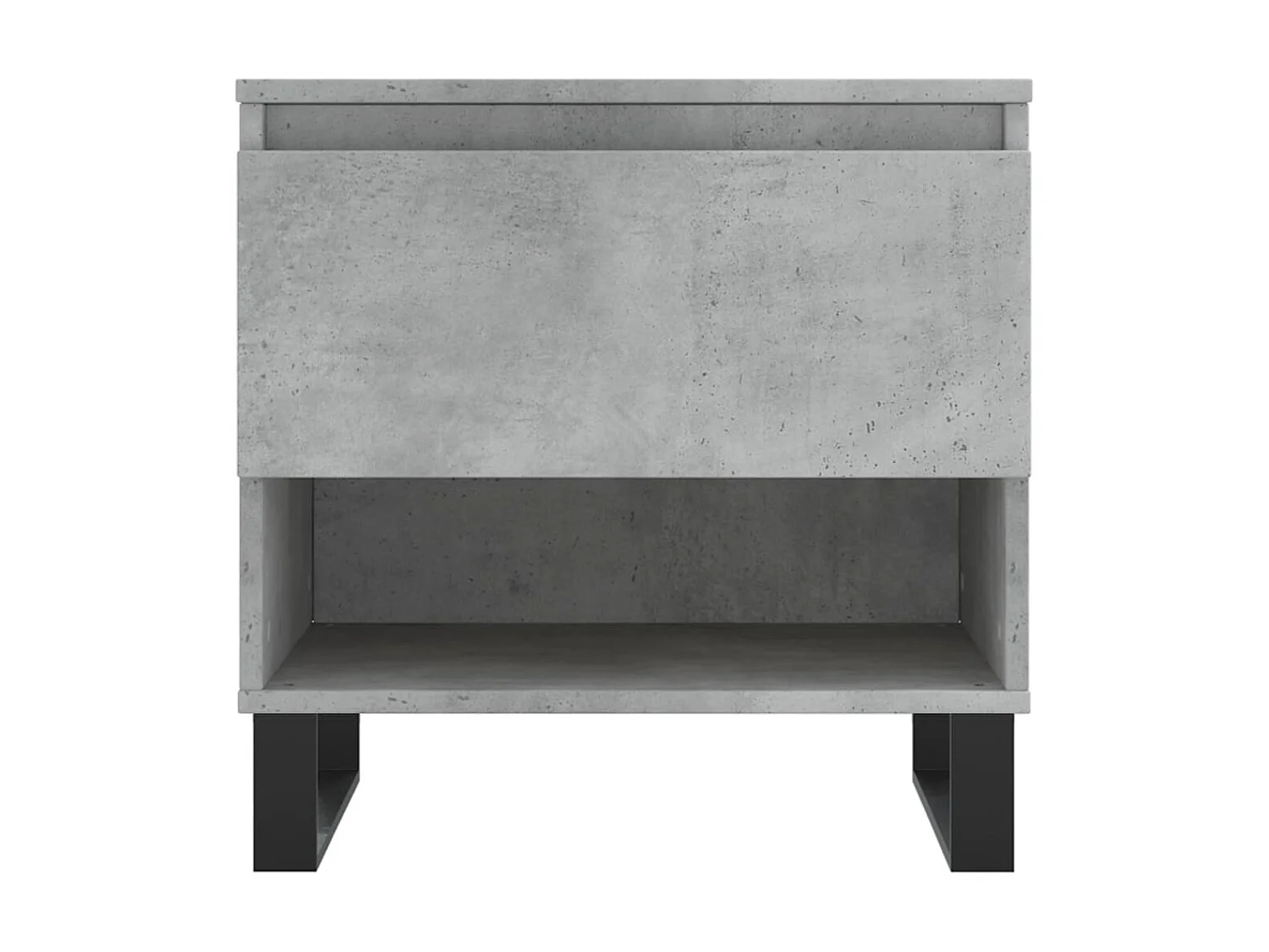 2er-Set Couchtische Beistelltisch Betongrau 50x46x50 cm Holzwerkstoff -MN48703