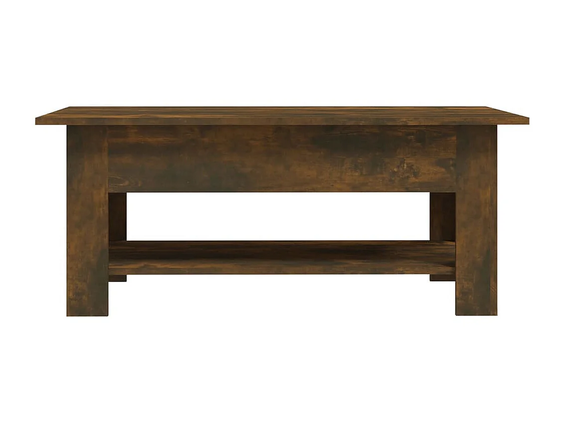Couchtisch Beistelltisch Räuchereiche 102x55x42 cm Holzwerkstoff -MN93046