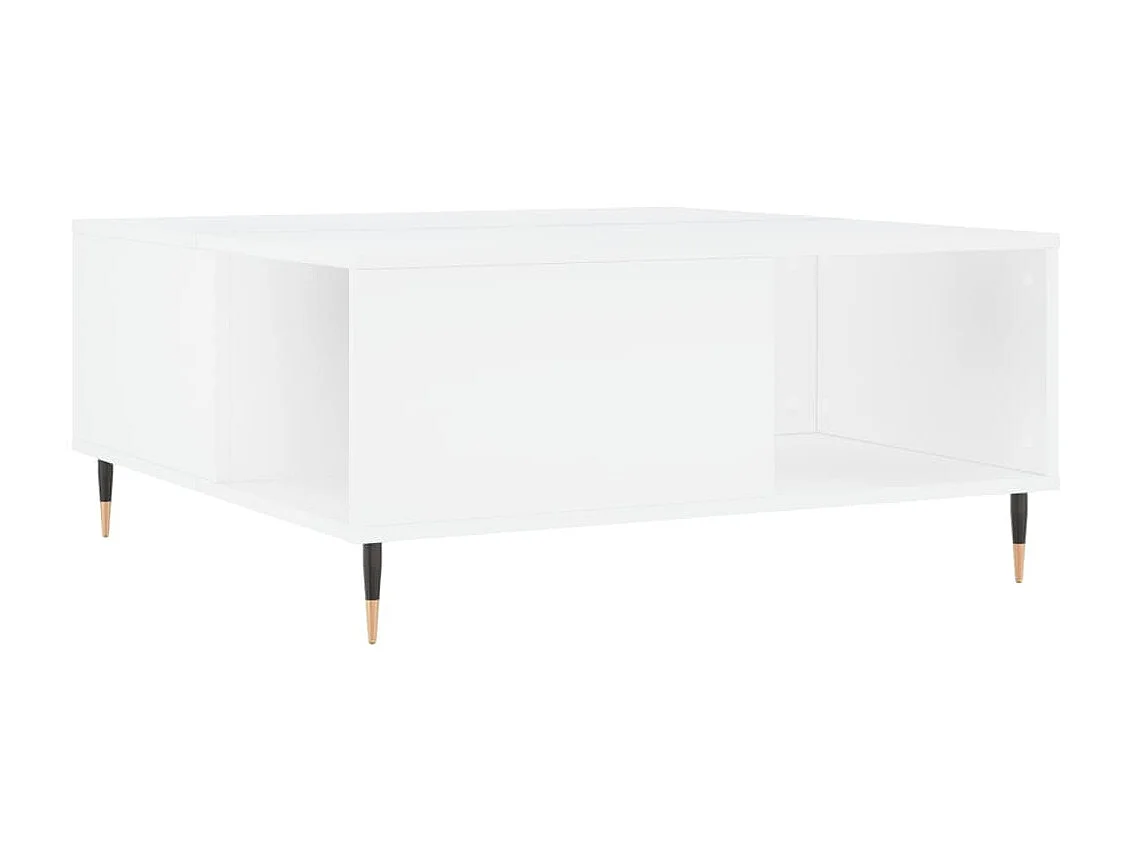 Couchtisch Beistelltisch Weiß 80x80x36,5 cm Holzwerkstoff -MN48248