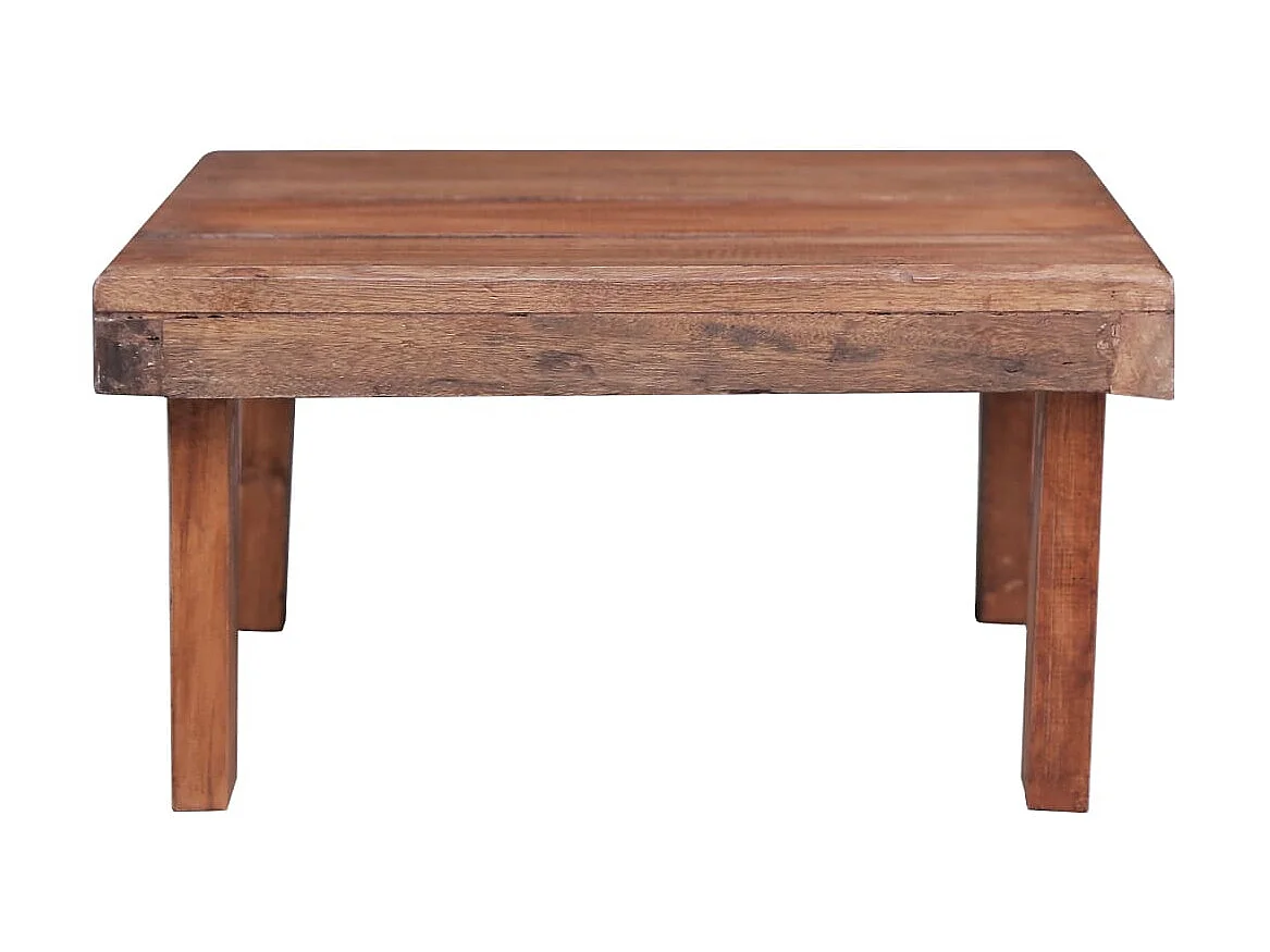 Couchtisch Beistelltisch 60x45x23 cm Altholz Massiv -MN83857