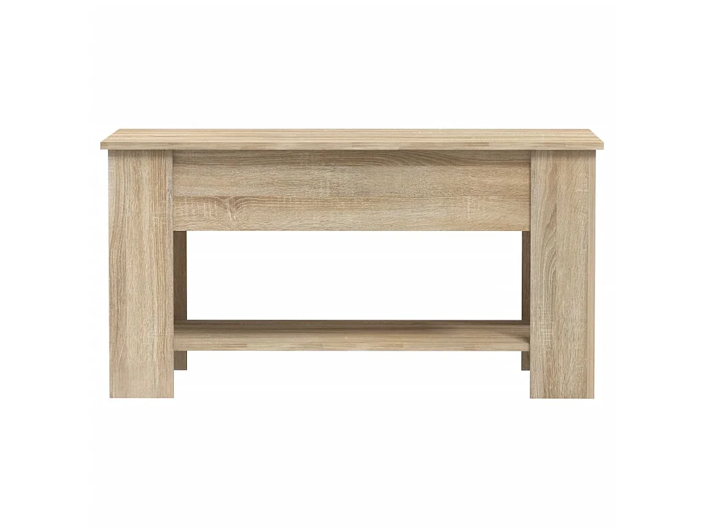 Couchtisch Beistelltisch Sonoma-Eiche 101x49x52 cm Holzwerkstoff -MN35032