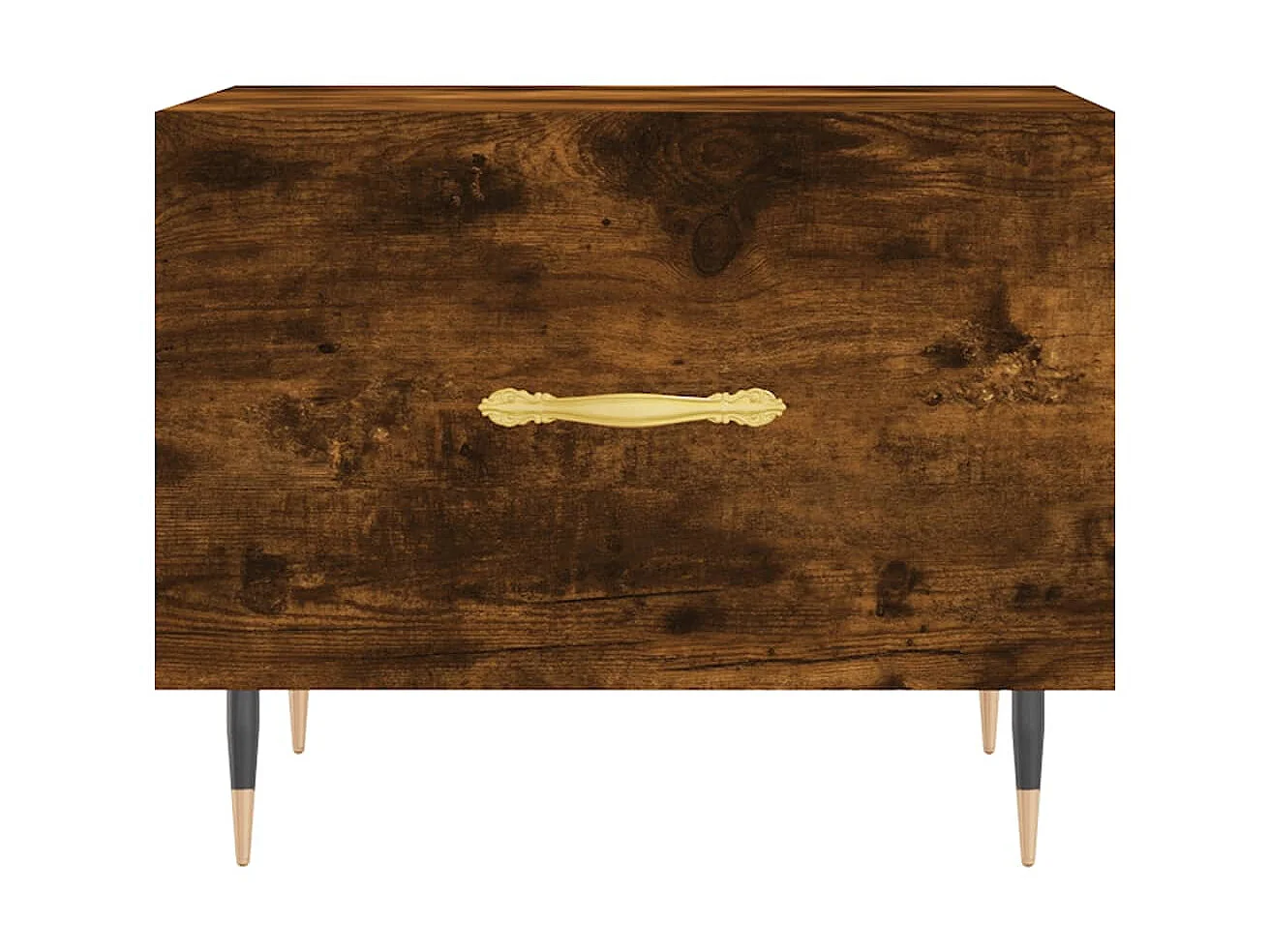 Couchtisch Beistelltisch Räuchereiche 50x50x40 cm Holzwerkstoff -MN68894