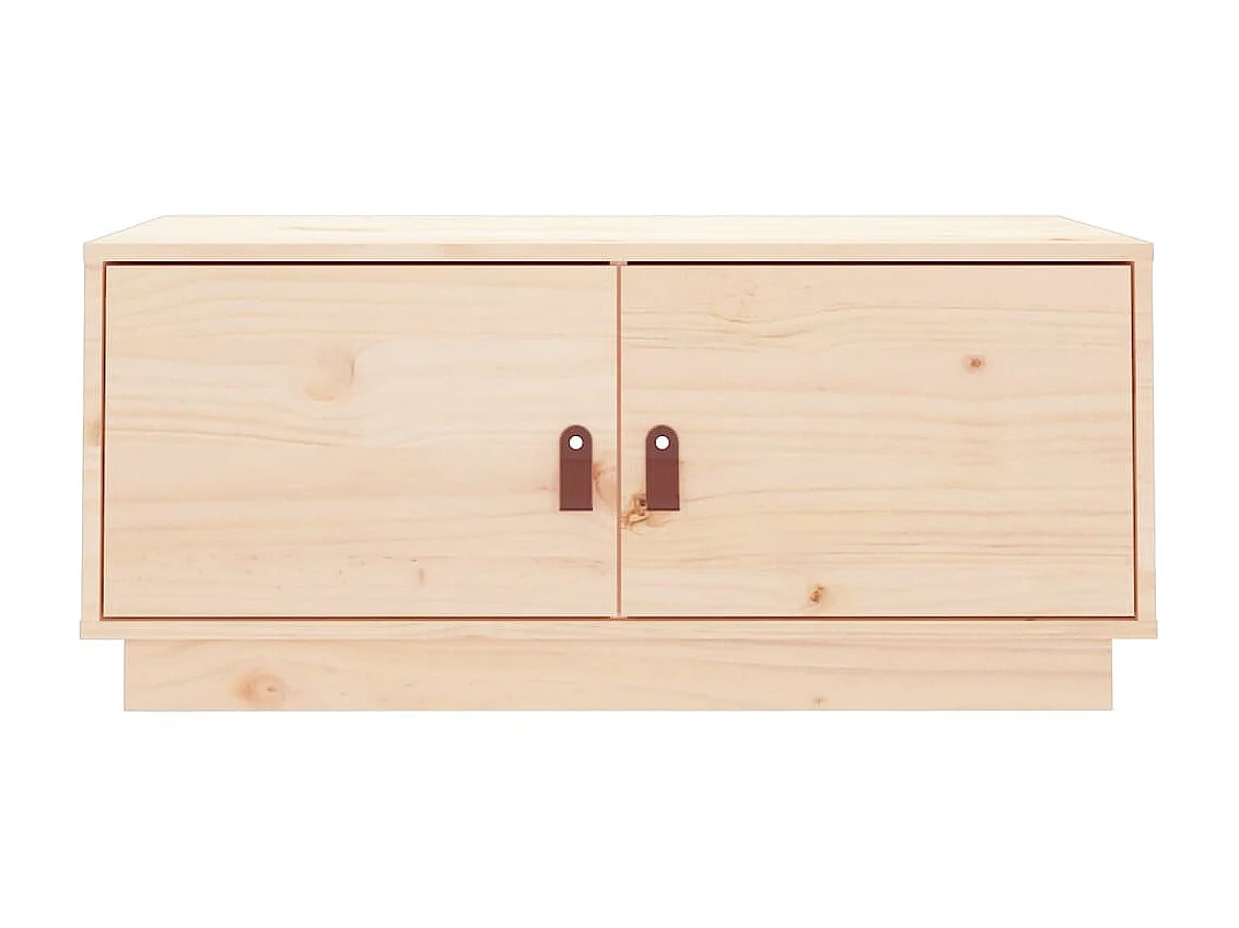 Couchtisch Beistelltisch 80x50x35 cm Massivholz Kiefer -MN69867