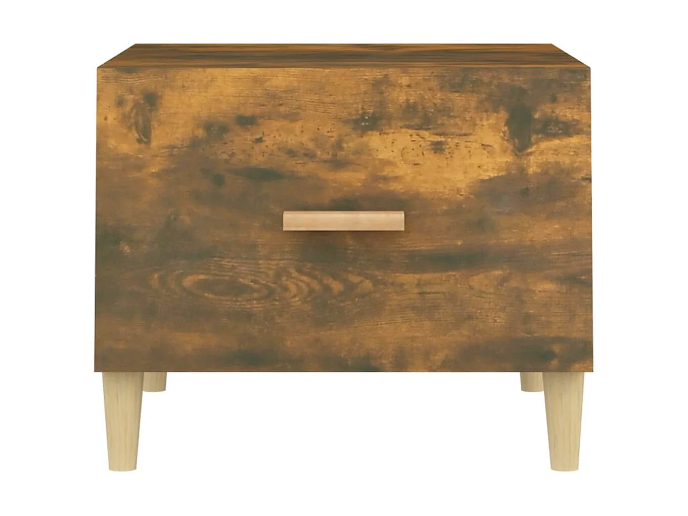 Couchtisch Beistelltisch Räuchereiche 50x50x40 cm Holzwerkstoff -MN92273