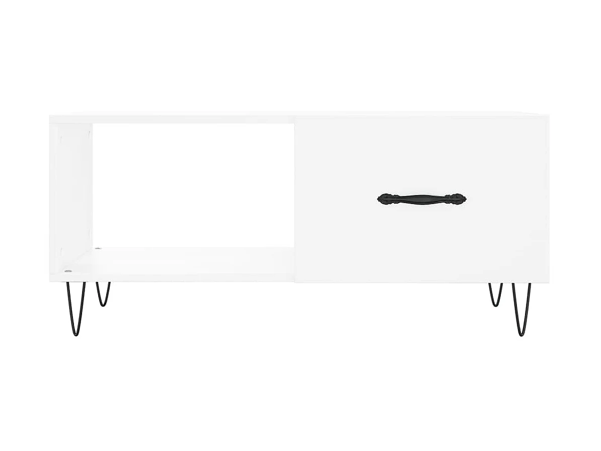 Couchtisch Beistelltisch Weiß 90x50x40 cm Holzwerkstoff -MN66784
