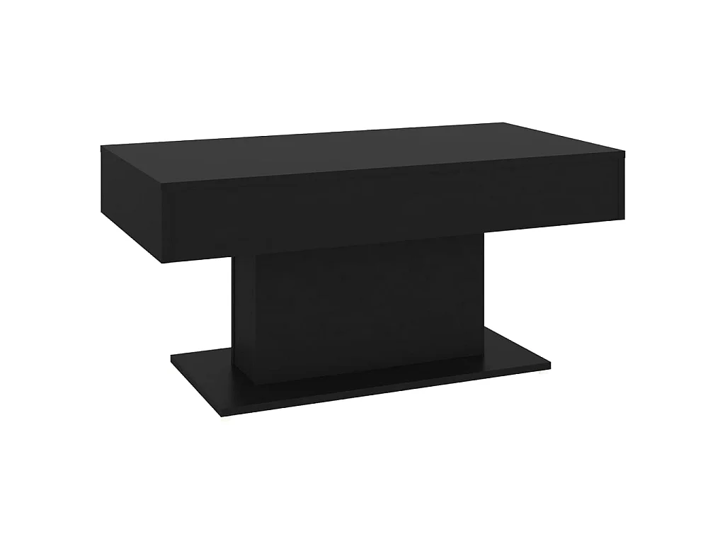 Couchtisch Beistelltisch Schwarz 96x50x45 cm Holzwerkstoff -MN76337