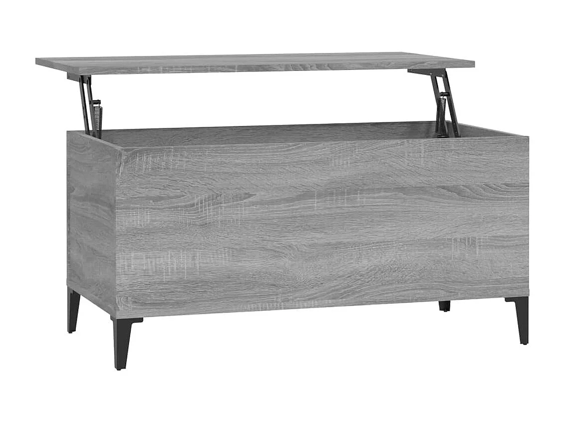 Couchtisch Beistelltisch Grau Sonoma 90x44,5x45 cm Holzwerkstoff -MN62526