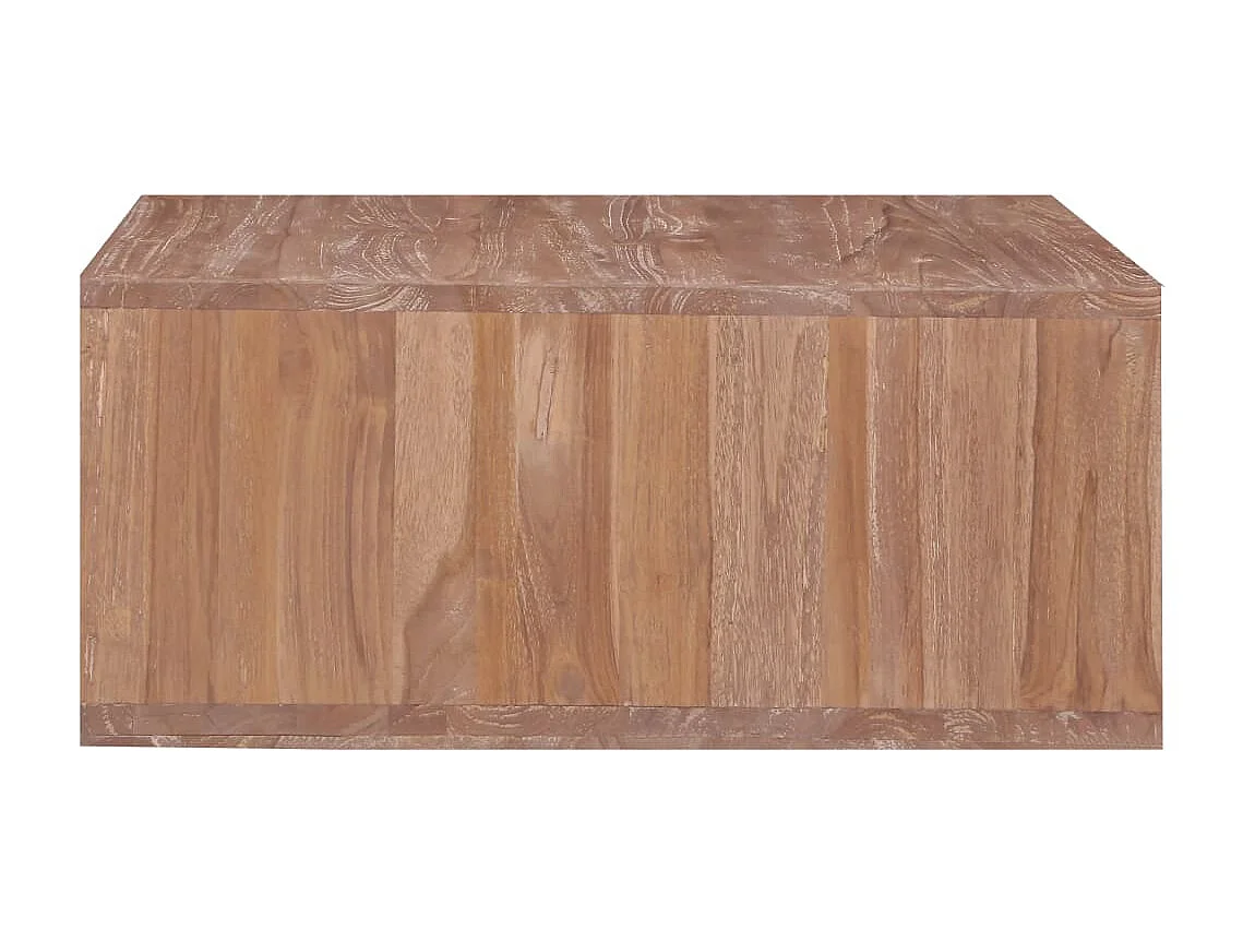 Couchtisch Beistelltisch 70 x 70 x 30 cm Massivholz Teak -MN46209